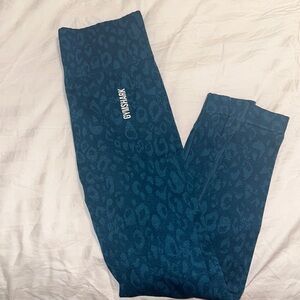 Gymshark Navy Cheetah Leggings